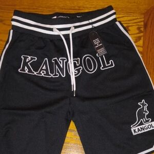 Kangol Black Athletic Men's Shorts